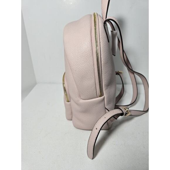 MICHAEL KORS Women’s Erin Medium Pebbled Leather Backpack Fawn MSRP $358 - Picture 4 of 14